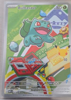 Bulbasaur, graded 7.5