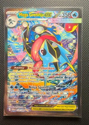 Mega Greninja ex, graded 9.5