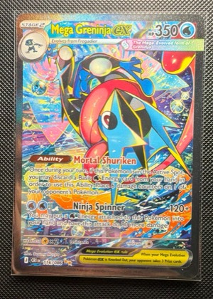 Mega Greninja ex, graded 9.0