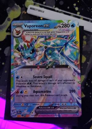 Vaporeon ex, graded 9.0