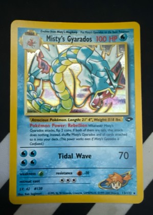 Misty's Gyarados graded 6 & below