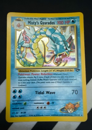 Misty's Gyarados graded 8.5