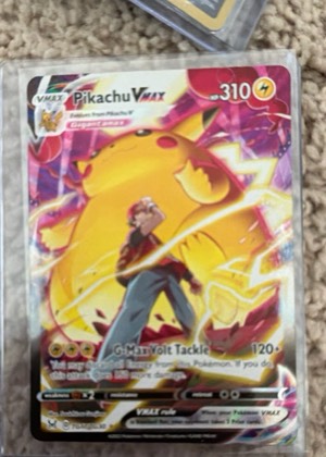 Pikachu VMAX, graded 8.0