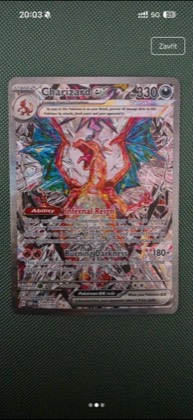 Charizard ex - 223/197 graded 8.5