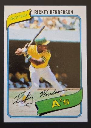 Rickey Henderson graded 8