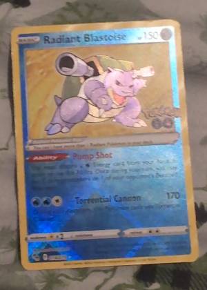 Radiant Blastoise, graded 8.0