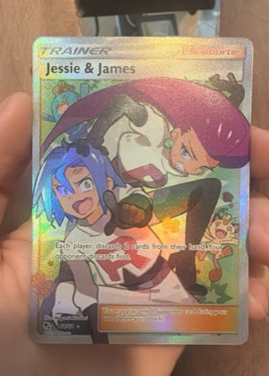 Jessie & James (Full Art), graded 9.0