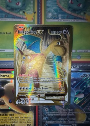 Dragonite EX (Full Art) graded 8