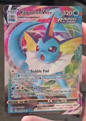 Vaporeon VMAX, graded 8.0