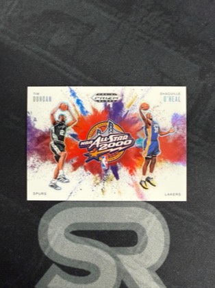 2024-25 Panini Prizm Black Tim Duncan / Shaquille O'Neal Dual, graded 9.0