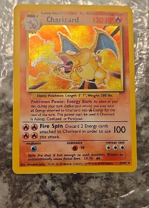 Charizard, graded 7.5