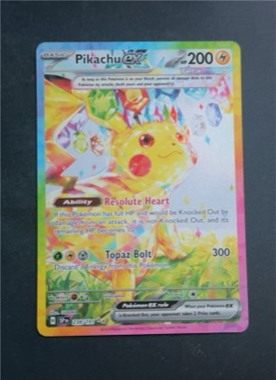 Pikachu ex - 238/191 graded 8