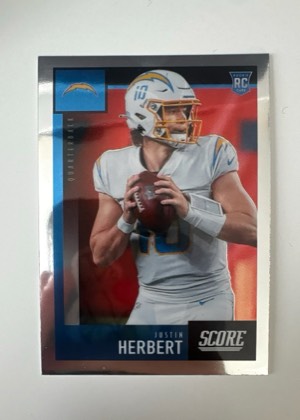 Justin Herbert, graded 8.0