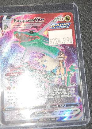 Rayquaza VMAX, graded 8.5