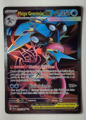 Mega Greninja ex, graded 9.0
