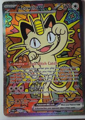 Meowth ex - 121/088 graded 9.5