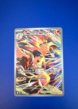 Ethan's Typhlosion, graded 9.5