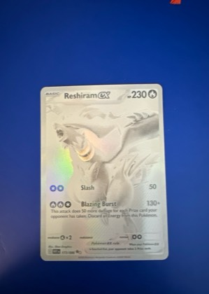 Reshiram ex, graded 9.0