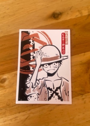 Monkey D. Luffy, graded 8.5