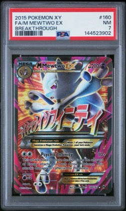M Mewtwo EX (160 Full Art), graded 8.0