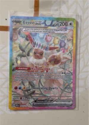 Eevee ex - 167/131 graded 8.5