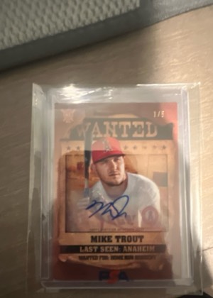 Mike Trout, graded 8.0