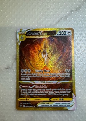 Arceus VSTAR (Secret) graded 8.5