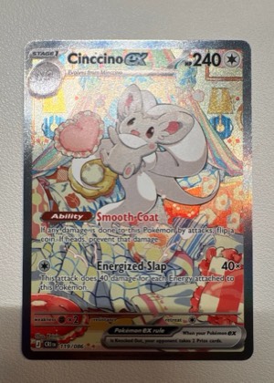Cinccino ex, graded 9.0