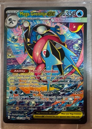 Mega Greninja ex, graded 9.0