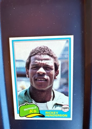Rickey Henderson, graded 7.5