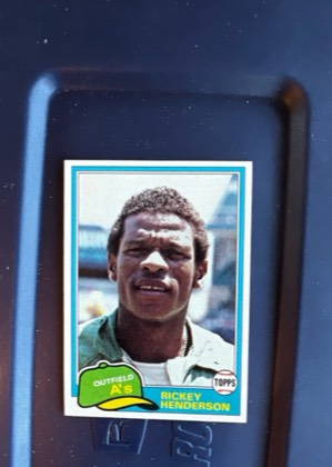 Rickey Henderson, graded 8.0