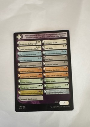 Checklist, graded 8.0