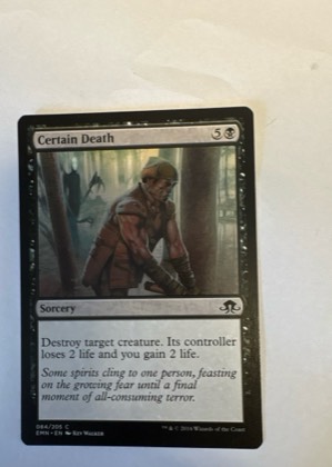 Certain Death, graded 9.0