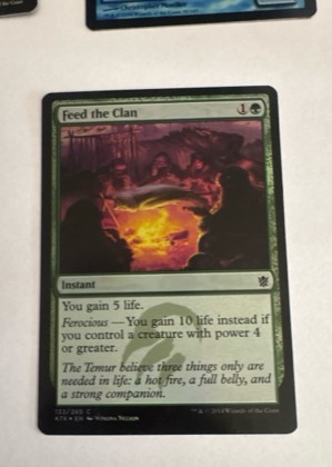 Feed the Clan, graded 9.5