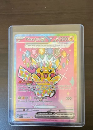 Pikachu ex - 277/217 graded 9.5