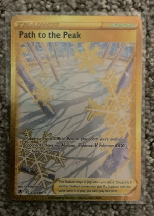 Path to the Peak (Secret), graded 8.5