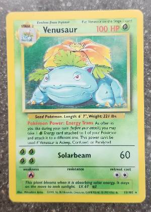 Venusaur graded 8