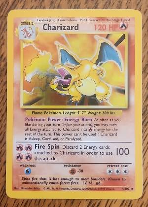 Charizard graded 8.5