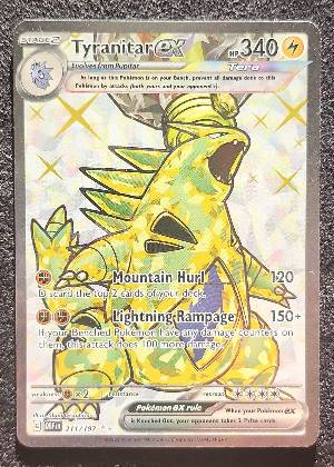 Tyranitar ex, graded 8.0