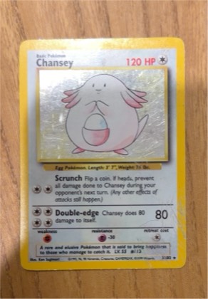 Chansey graded 6 & below