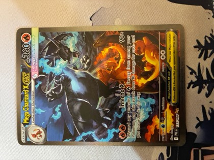 Mega Charizard X ex, graded 9.0