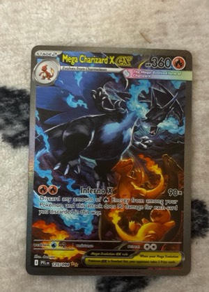 Mega Charizard X ex, graded 9.0