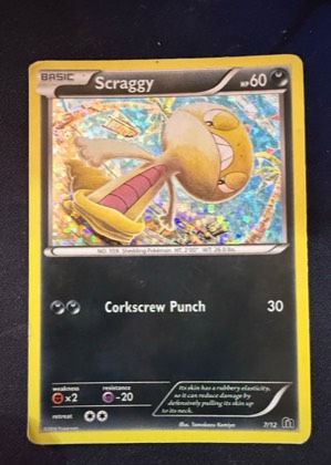 Scraggy, graded 8.0