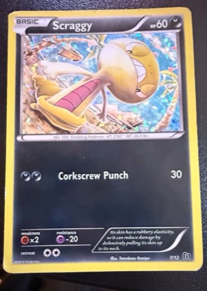 Scraggy, graded 7.5