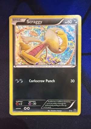 Scraggy, graded 9.0