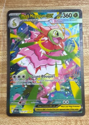 Mega Meganium ex - 272/217 graded 9.5
