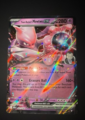Team Rocket's Mewtwo ex, graded 9.0