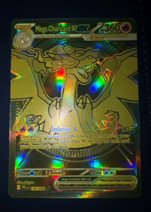 Mega Charizard X ex, graded 9.5