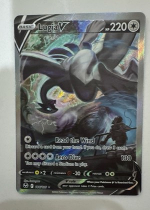 Lugia V (Alternate Full Art), graded 9.0