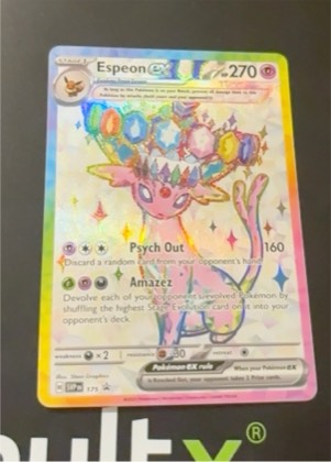 Espeon ex - 175, graded 9.5